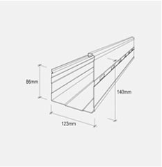Stramit® Square <br> Gutter